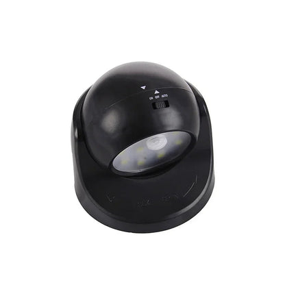 Motion-Activated LED Spotlight with 360° Rotatable Head and Weatherproof Design