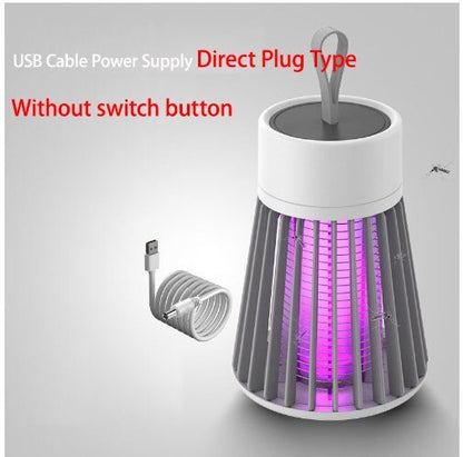 Rechargeable Mosquito Killer Lamp with UV Light and Electric Shock Grid, 6-Hour Runtime