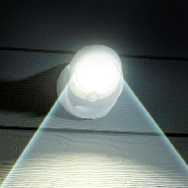 Motion-Activated LED Outdoor Light with Magnetic Mount and Weatherproof Design