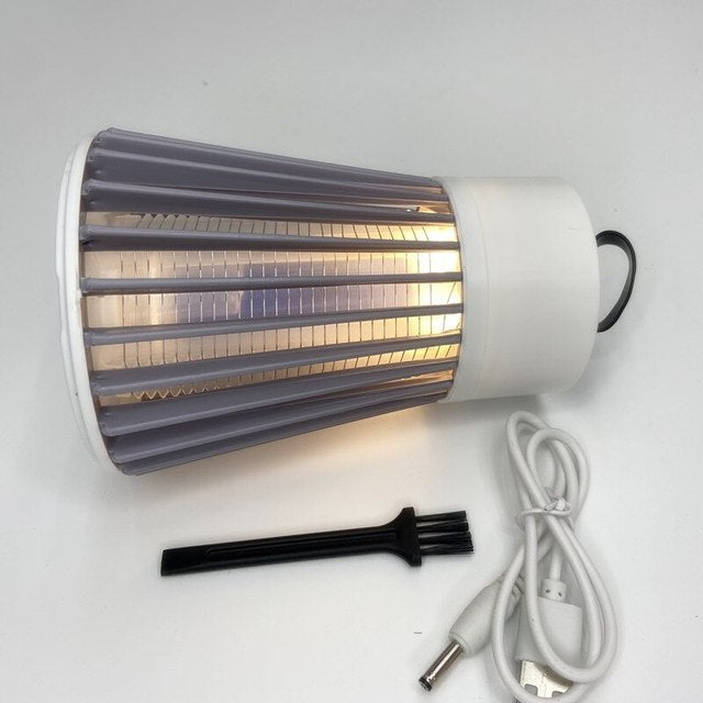 Rechargeable Mosquito Killer Lamp with UV Light and Electric Shock Grid, 6-Hour Runtime