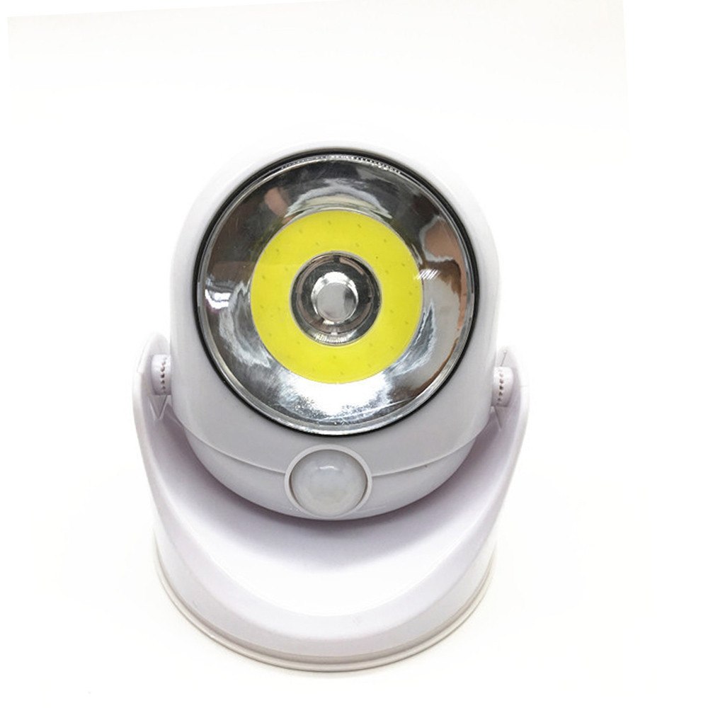 Motion-Activated LED Outdoor Light with Magnetic Mount and Weatherproof Design
