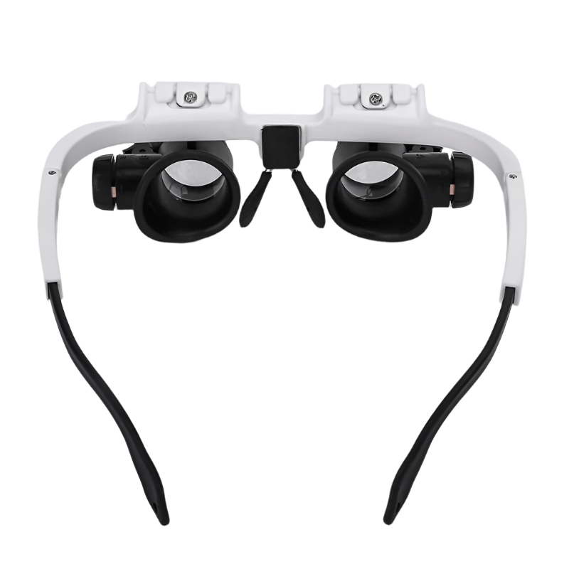 Magnifying Glasses with Dual LED Lights and Four Interchangeable Lenses