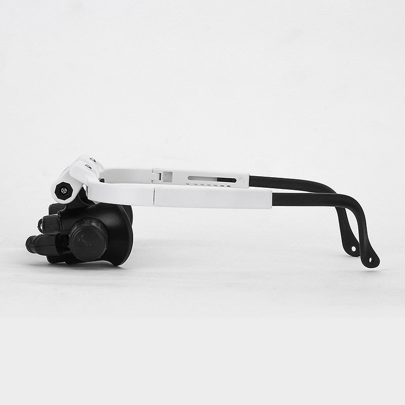 Magnifying Glasses with Dual LED Lights and Four Interchangeable Lenses