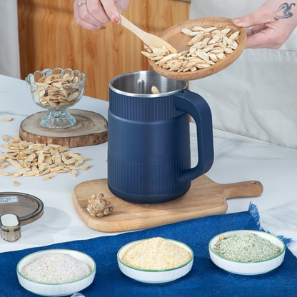 Electric Grain Mill with Adjustable Grind Settings and Powerful Motor