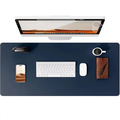 PU Leather Desk Protector, Waterproof Non-Slip Mat