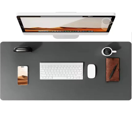 PU Leather Desk Protector, Waterproof Non-Slip Mat