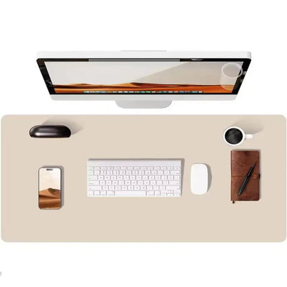 PU Leather Desk Protector, Waterproof Non-Slip Mat