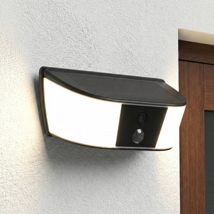 Solar Rechargeable Floodlight Camera with Human Detection and Dual Band Wifi, 2K Resolution