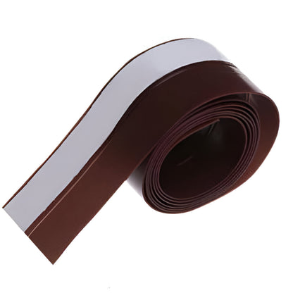Silicone Door Seal Strip with Adhesive Backing and Insect Barrier, 5 Meters