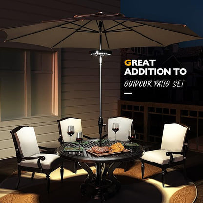 Rechargeable Parasol Light with Warm White LED and USB Charging