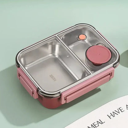 Vacuum Insulated Stainless Steel Food Container with Leak Proof Screw Lid and 12-Hour Heat Retention
