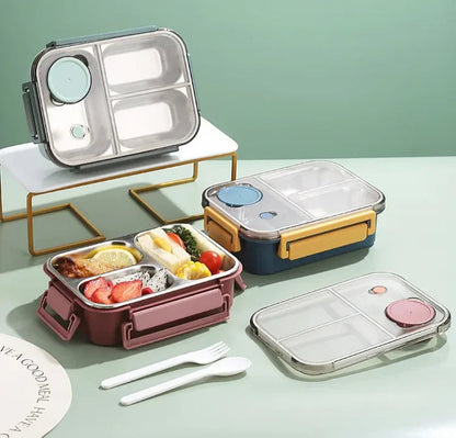 Vacuum Insulated Stainless Steel Food Container with Leak Proof Screw Lid and 12-Hour Heat Retention