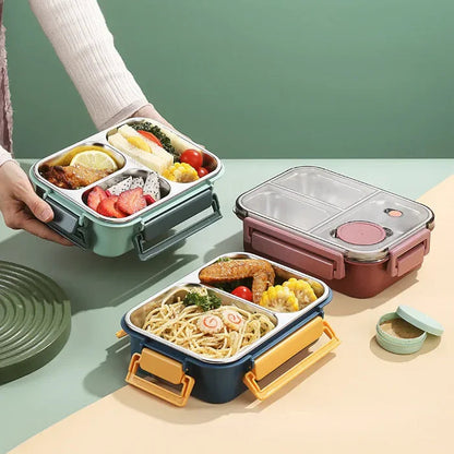 Vacuum Insulated Stainless Steel Food Container with Leak Proof Screw Lid and 12-Hour Heat Retention