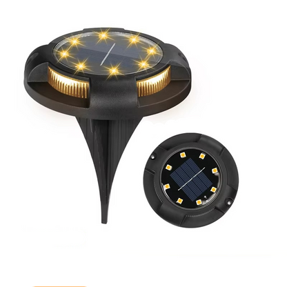 Solar Color-Changing Ground Lights with Automatic Sensor and Waterproof Design
