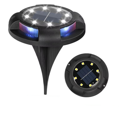 Solar Color-Changing Ground Lights with Automatic Sensor and Waterproof Design