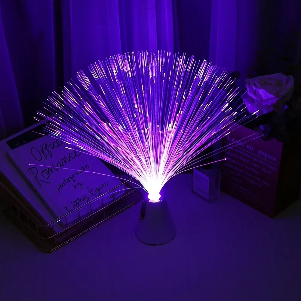 Fiber Optic Starlight Lamp with Seven Color Modes and LED Technology