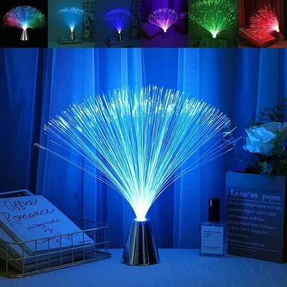 Fiber Optic Starlight Lamp with Seven Color Modes and LED Technology