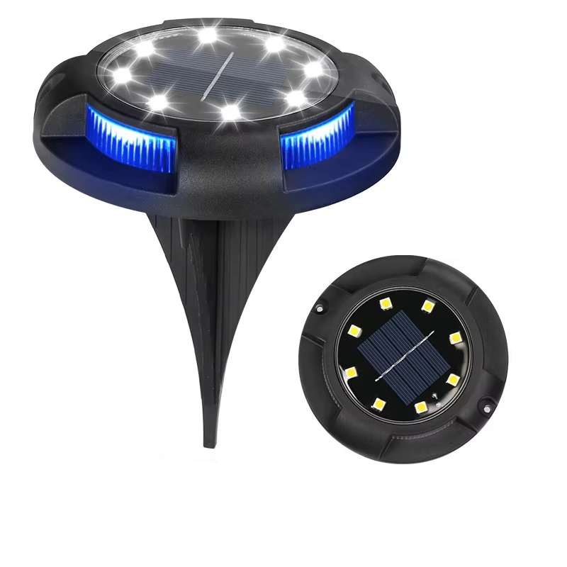 Solar Color-Changing Ground Lights with Automatic Sensor and Waterproof Design