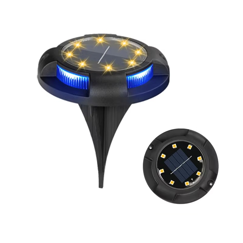 Solar Color-Changing Ground Lights with Automatic Sensor and Waterproof Design