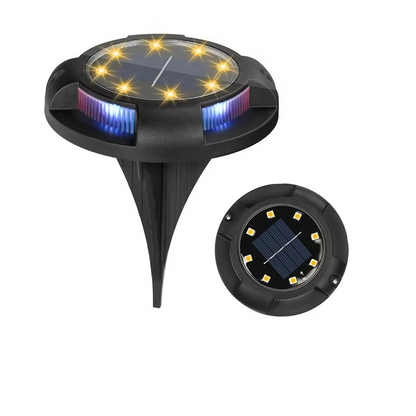 Solar Color-Changing Ground Lights with Automatic Sensor and Waterproof Design