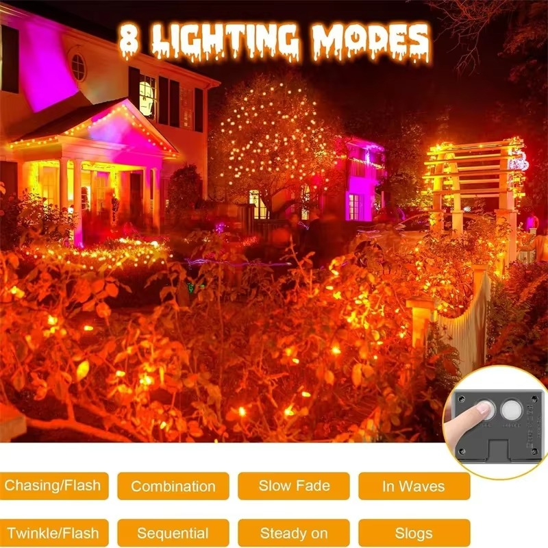 Solar LED Garden Lights with Flexible Copper Wire and Automatic Sensor