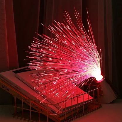 Fiber Optic Starlight Lamp with Seven Color Modes and LED Technology