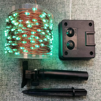 Solar LED Garden Lights with Flexible Copper Wire and Automatic Sensor