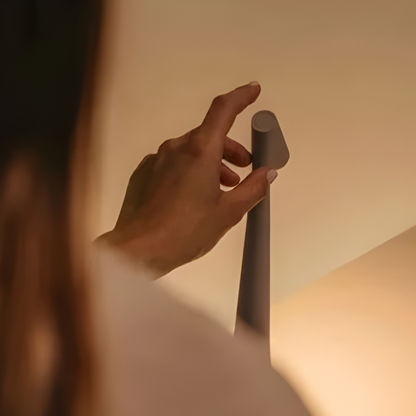 Rechargeable Table Lamp with Touch Dimming and Color Temperature Control, IP54