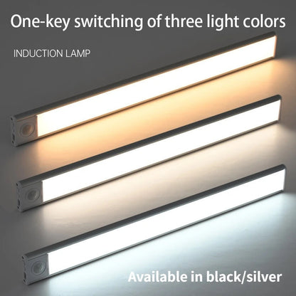 Slim Motion Sensor Light with Adjustable Color Temperature and Magnetic Mount