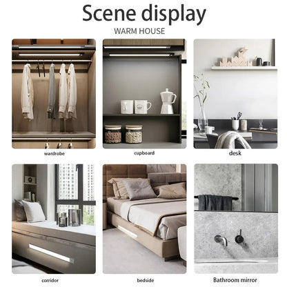 Slim Motion Sensor Light with Adjustable Color Temperature and Magnetic Mount
