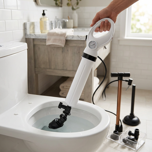 High Pressure Air Drain Plunger for Toilets, Sinks and Tubs