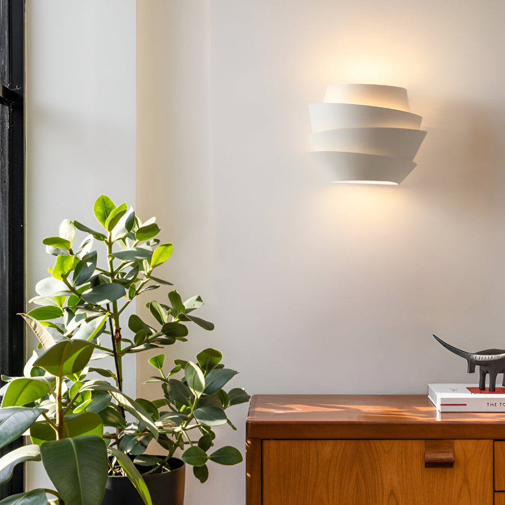 Dual-Head Iron Wall Lamp with E27 LED Sockets and Warm Light