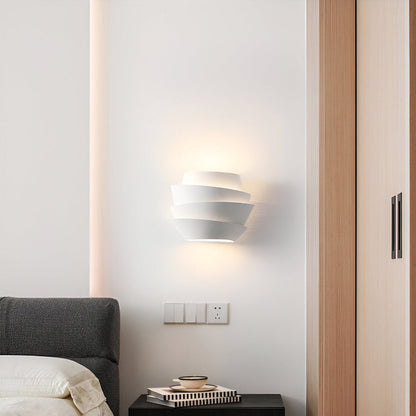 Dual-Head Iron Wall Lamp with E27 LED Sockets and Warm Light