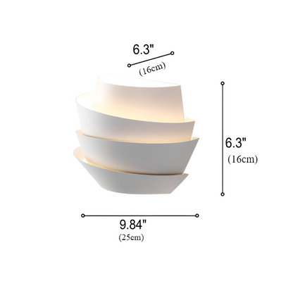 Dual-Head Iron Wall Lamp with E27 LED Sockets and Warm Light
