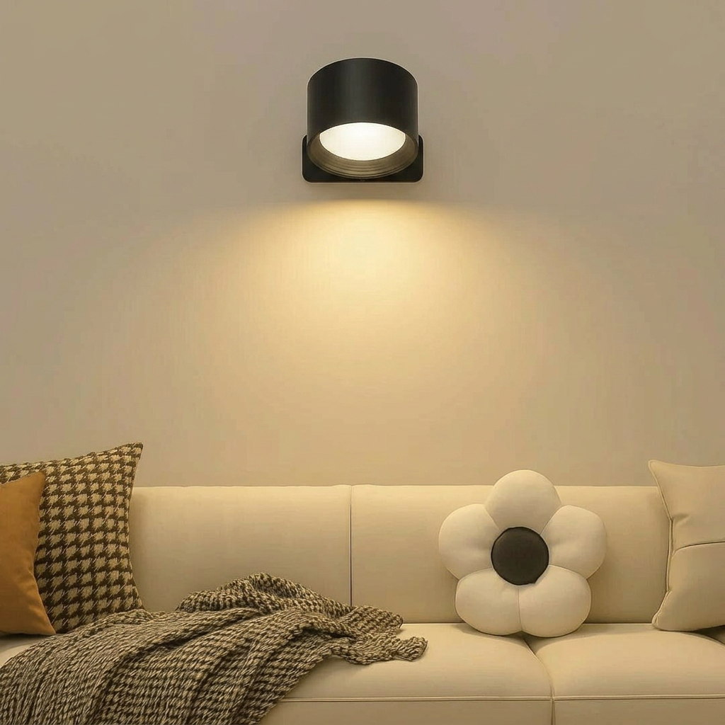 Adjustable LED Wall Light with Touch Control and 3 Color Temperatures