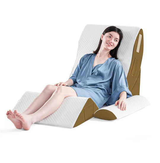 Adjustable Wedge Pillow, 4 piece with Memory Foam Support