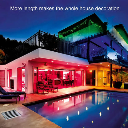 Multi-Color LED Strip Light 32.8ft with Infrared Remote and 16 Color Options