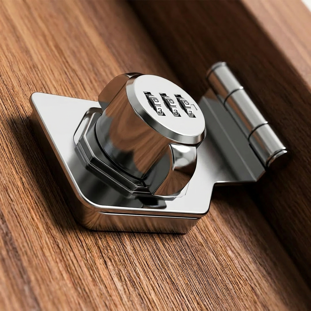 Mechanical Combination Door Lock with Customizable Numeric Code