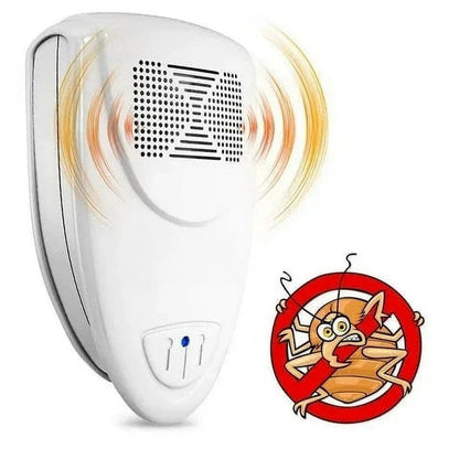 Ultrasonic Pest Repeller with 215 Sq Ft Coverage and Chemical-Free Technology