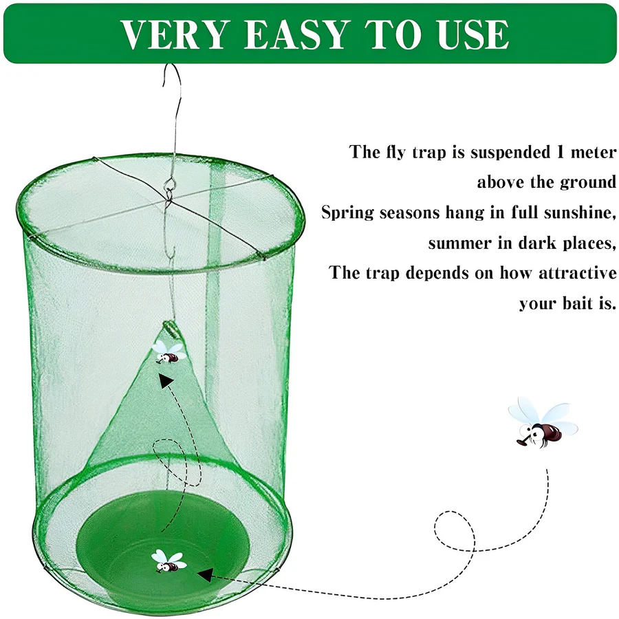 Stable Fly Trap with Natural Bait Packets