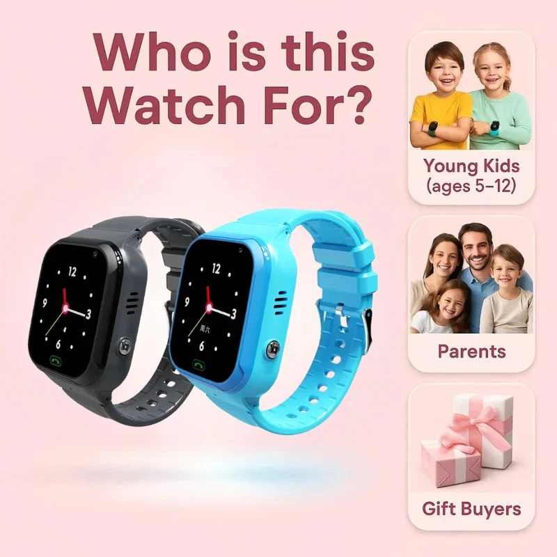 Kids Smart Watch, GPS Tracker Watch