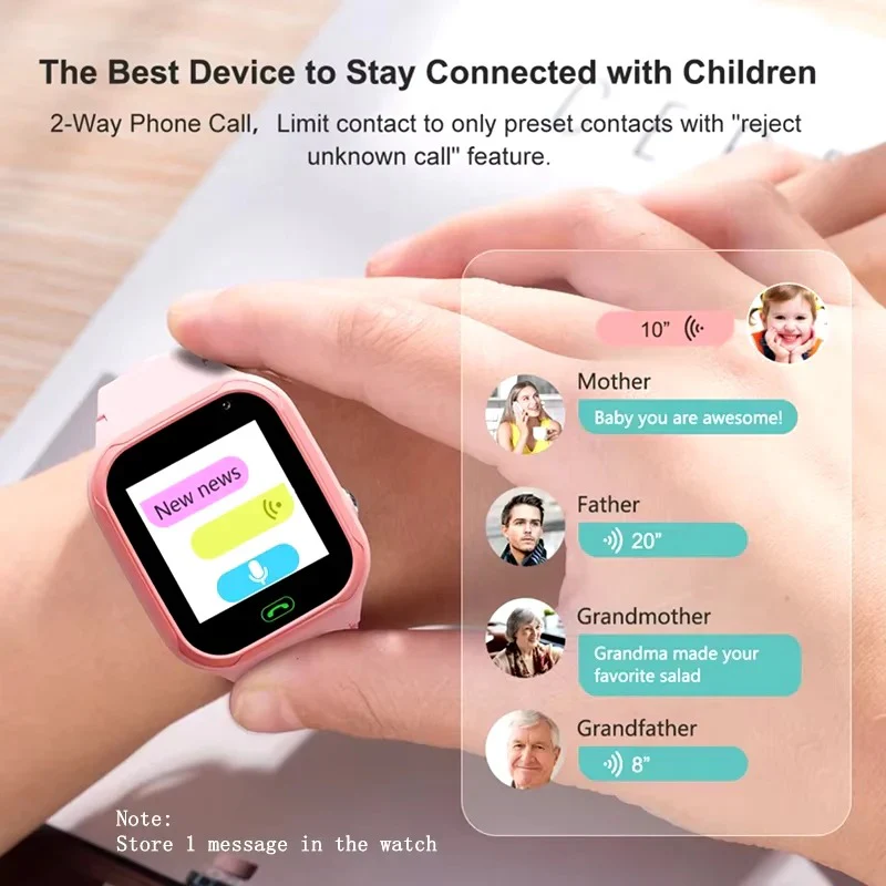 Kids Smart Watch, GPS Tracker Watch