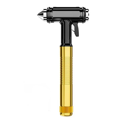 All Metal Car Safety Window Hammer Emergency Glass Breaker and Seat Belt Cutter