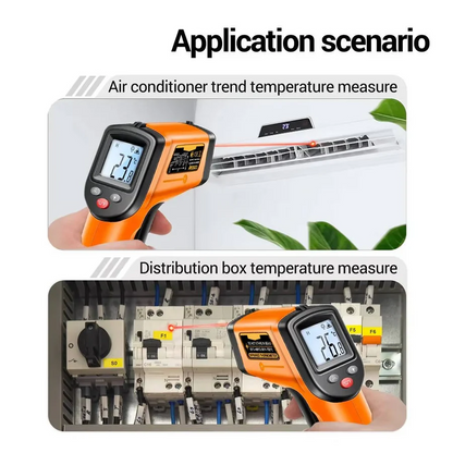 Infrared Laser Thermometer with Non-Contact Temperature