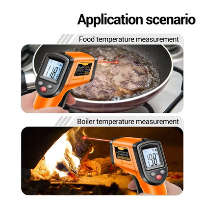 Infrared Laser Thermometer with Non-Contact Temperature