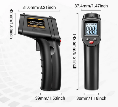 Infrared Laser Thermometer with Non-Contact Temperature