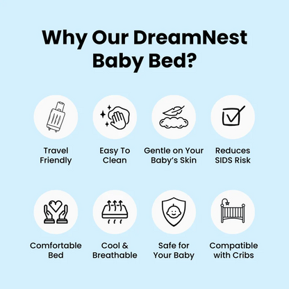 Infant Pillow with 15° Inclined Wedge Design