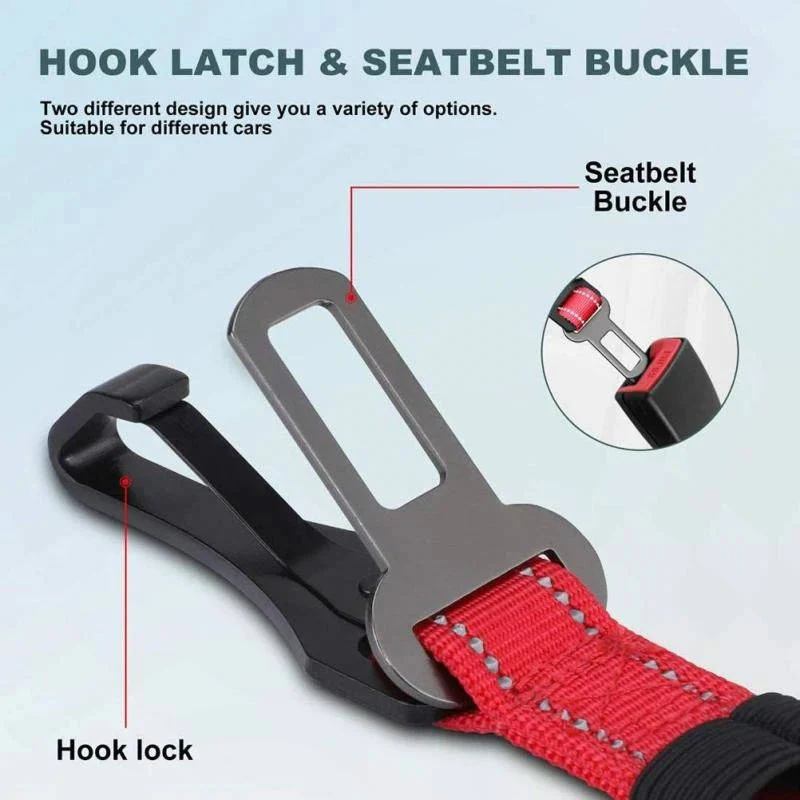 Adjustable Car Seatbelt Harness for Dogs