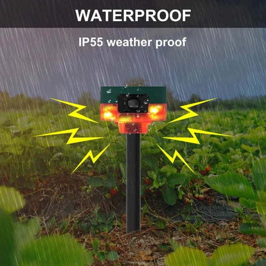 Solar-Powered 360° Repeller for Pigeons, Birds, and Wild Animals