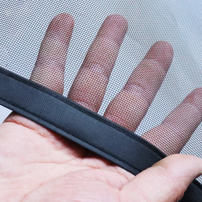 Magnetic Screen Door with Auto Close Panels and Polyester Mesh, Custom Fit